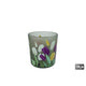 Theelicht tulp s multicolor glas 7,5x7,5x8cm