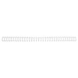 Gbc draadbindruggen wirebind 34 a4 wit 9,5mm voor 75 vellen