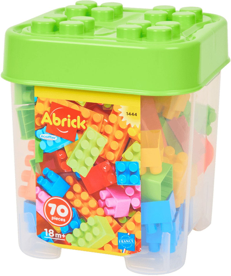 Load image into Gallery viewer, Ecoffier ecoiffier abrick bouwblokken jungle in opbergbox - 70dlg.
