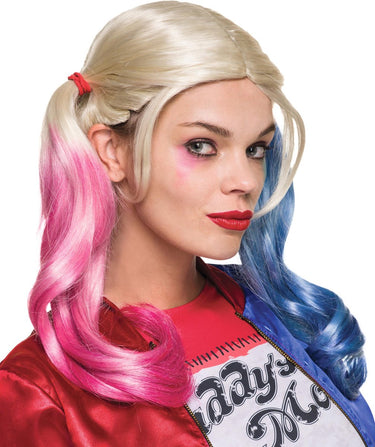 Rubies suicide squad harley quinn pruik - carnaval kostuum pruik
