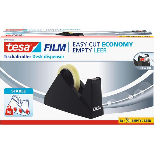 Plakbandhouder tesa economy zwart 25mm x 66m