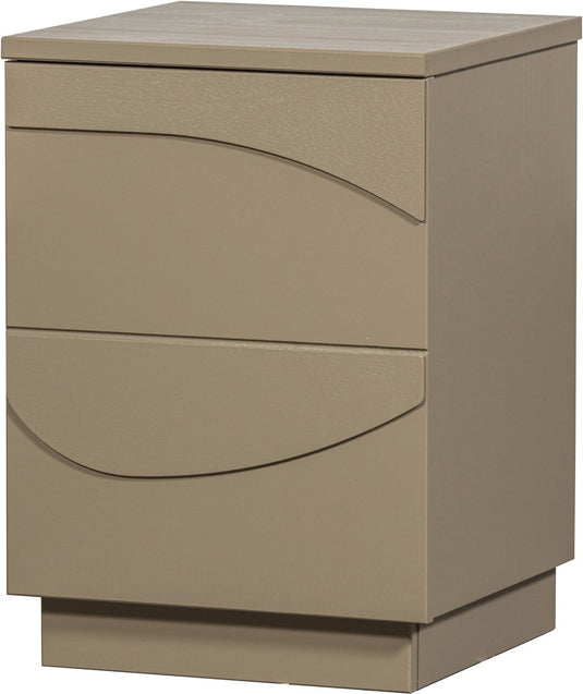 Woood teo nachtkastje - grenen - mud - 50x36x35