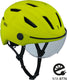 Bbb cycling move faceshield transparant e-bike helm - speed pedelec helm - elektrische fiets - snorfiets - neon geel - maat l - bhe-57