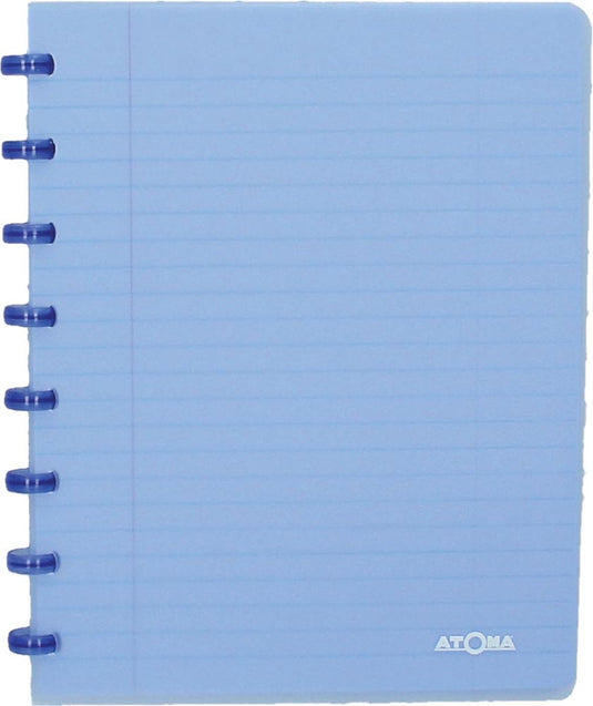Atoma trendy schrift, ft a5, 144 bladzijden, gelijnd, transparant blauw 1 stuk