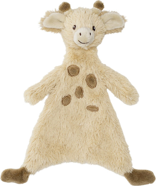 Happy horse giraf gus knuffeldoek 26 cm - beige - baby cadeau