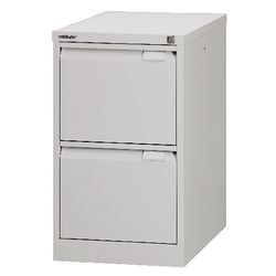 Archiefkast bisley 47x62,2x71,1cm 35k lichtgrijs 2 laden sluiting