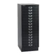 Meerladenkast bisley 15 laden metaal zwart 279x940mm