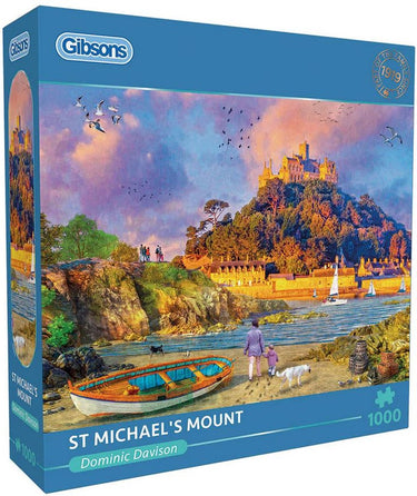 Gibsons - st michael's mount (door dominic davison) - 1000 stukjes 68×49cm (b×h) - legpuzzel voor volwassenen
