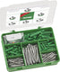 Spax indoorassortiment, schroevenset met 2 afmetingen + pluggen, 200 stuks, verzonken kop, t-star plus, wirox - 5000009100109