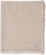 Jollein baby deken ledikant - 120x120cm - fringe - olive green ivory - gots