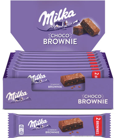 Milka chocolade choco brownie - doos 24 x 50g - koekjes - brownies
