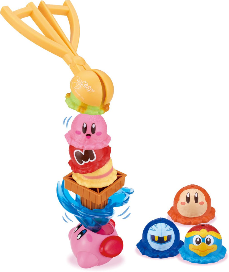 Load image into Gallery viewer, Epoch games kirby ice cream tower- familie spel vanaf 4 jaar 1-4 spelers
