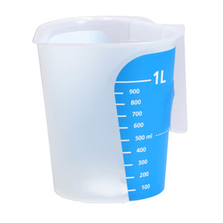 Load image into Gallery viewer, Maatbeker 1000 ml blauw dbp | 3 stuks
