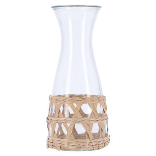 Karaf met rattan 1200 ml | 2 stuks
