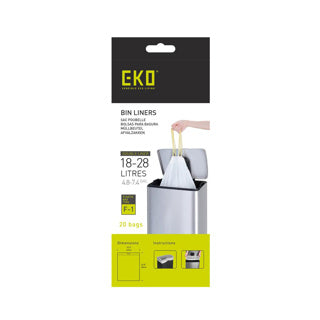Eko afvalzak type f1 18-28 liter | 3 stuks
