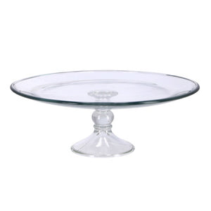 Royal leerdam taart plateau glas op voet 33 cm x 12.2 cm | 2 stuks