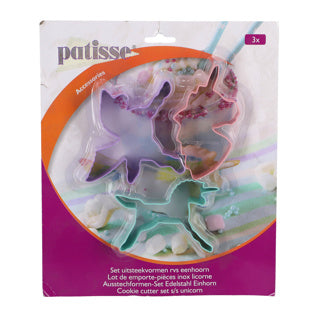 Load image into Gallery viewer, Patisse vormenset eenhoorn 3-delig | 2 stuks
