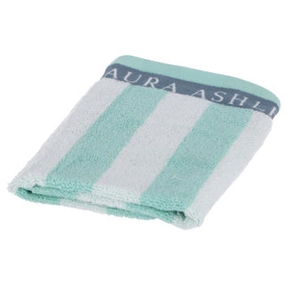 Laura ashley keukendoek white + mint stripes 50 x 50 cm