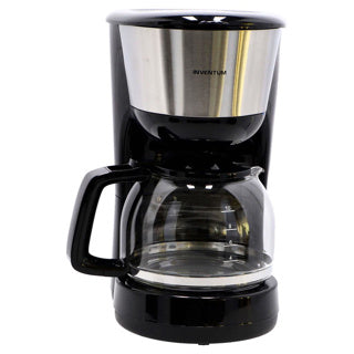 Inventum koffiezetter 1.25l zwart rvs 10 kopjes