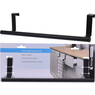 Storage solutions deurhanger rvs zwart | 3 stuks