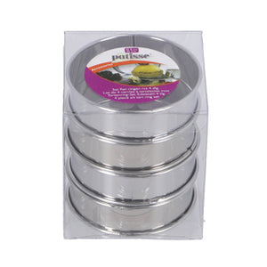 Patisse flanringen rvs 4 stuks | 6 stuks