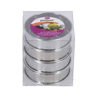 Patisse flanringen rvs 4 stuks | 6 stuks