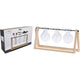 Vaas 3 stuks in houten frame