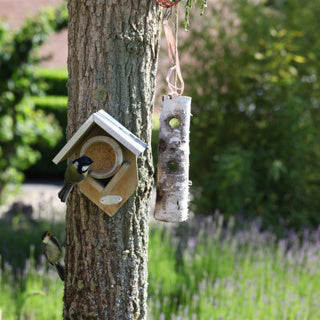 Esschert design vogelvoer pindakaas voor tuinvogels in glazen pot 340gr