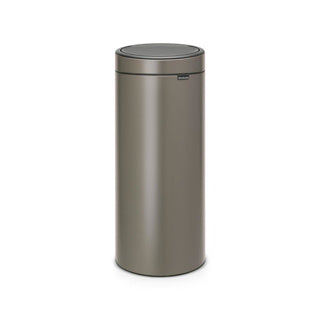 Brabantia touch bin prullenbak - 30 liter - platinum
