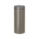 Brabantia touch bin prullenbak - 30 liter - platinum