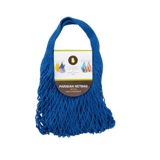 Load image into Gallery viewer, Point-virgule nettas met korte handvatten blauw 40x40cmbasic by | 10 stuks
