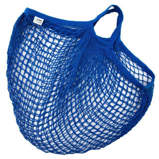 Load image into Gallery viewer, Point-virgule nettas met korte handvatten blauw 40x40cmbasic by | 10 stuks
