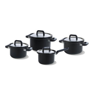 Bk flow cool black rvs pannenset 4-delig