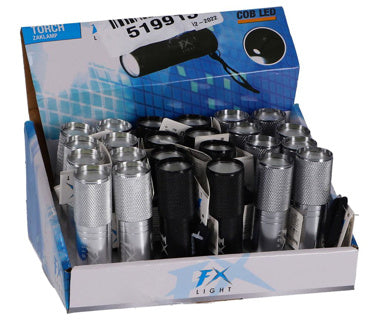 Load image into Gallery viewer, Zaklamp cob aluminium 3 assorti klein | 24 stuks
