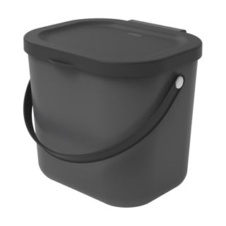 Load image into Gallery viewer, Rotho albula afvalscheiders - gft afvalbak - 6l - zwart
