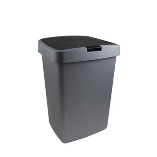 Load image into Gallery viewer, Sunware delta prullenbak met klep 50 l antraciet
