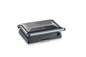 Severin compacte multigrill 800w grijs metallic kg 2394