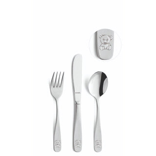 Load image into Gallery viewer, Amefa kinderbestekset 3-delig cadeauverpakking beer | 6 stuks
