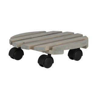 Trolley grijs rond outdoor | 4 stuks