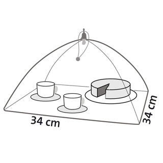 Load image into Gallery viewer, Westmark vliegenkap 34x34 cm | 2 stuks
