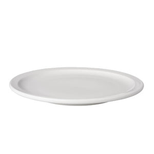 Bord 24 cm porcelein wit | 3 stuks