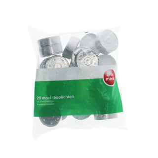 Load image into Gallery viewer, Ons merk theelichten maxi 20 | 3 stuks
