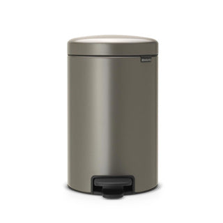 Brabantia newicon prullenbak - 12 liter - platinum