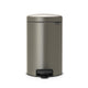 Brabantia newicon prullenbak - 12 liter - platinum