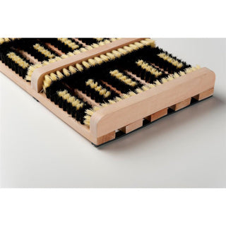 Load image into Gallery viewer, Basic houten schoenen en laarzen voetveger met borstels 35x26x5,5 cm
