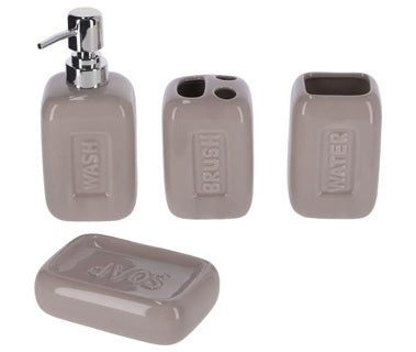 Load image into Gallery viewer, Badkamerset 4-delig | 3 stuks
