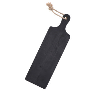 Basic snijplank rubberwood zwart | 2 stuks