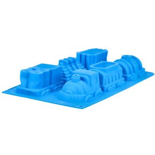 No brand bakvorm trein huis sili | 3 stuks