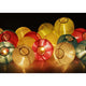 No brand feestverlichting outdoor. 20 led lampionnen. ip44 adapter 240v 10.75m.