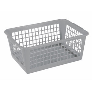 Sunware basic opbergmandje 37x26x15cm grijs 15 liter